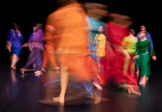 danseurs colorés
